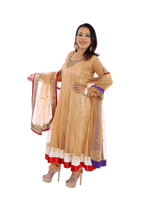 Fun and Trendy Anarkali Rent or Buy