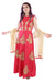 Spring into Coral Embroidered Silk Anarkali Gown - 9208
