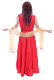 Coral Anarkali Gown