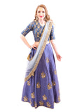 Bollywood Blue Designer Party Lehenga Choli - SNT11034