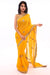 Divine Yellow with Gold Embroidered Pre-Pleated Ready-Made Sari-SNT10006