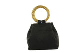 Onyx Evening Party Purse With Rhinestones