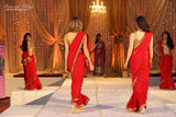 Red Bridesmaid Sari
