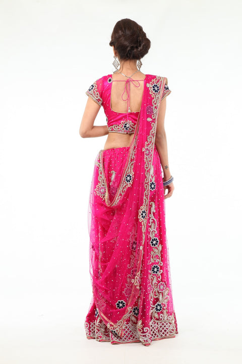 Magnificent Diamond Studded Exclusive Lehenga Choli-SNT11136