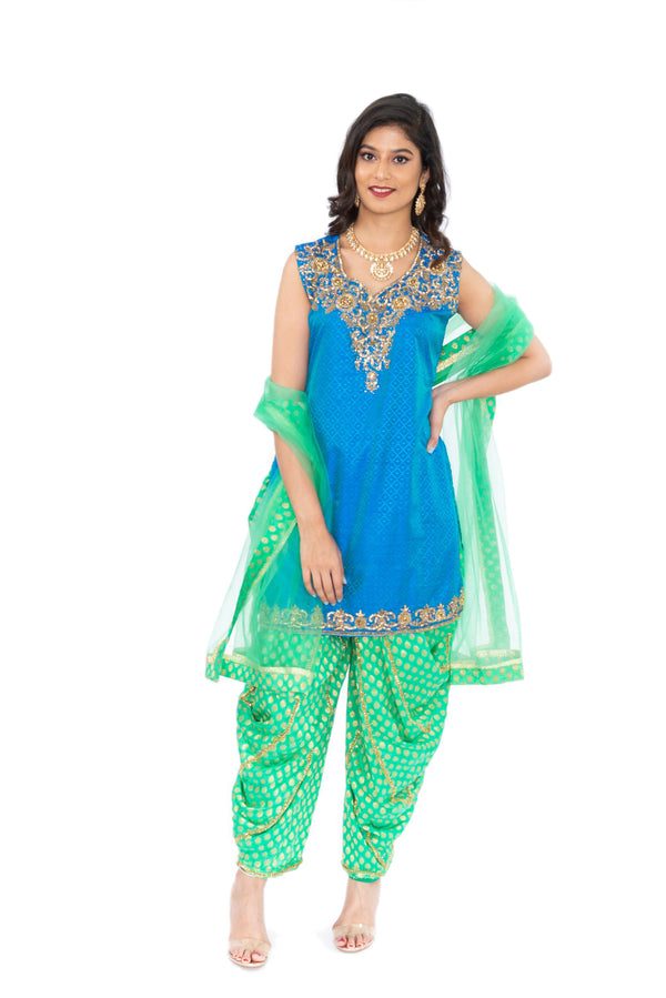 Arabian Nights Festive Wedding Patiyala Suit