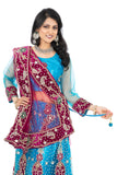 Centric Blue And Berry Lehenga- SNT11076