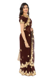 Caramel Gold Pre-Pleated Ready-Made Sari