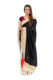 Sparkling Endless Galaxy Pre-Pleated Sari