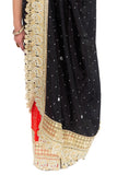 Sparkling Endless Galaxy Pre-Pleated Sari