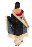 Sparkling Endless Galaxy Pre-Pleated Sari