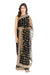 Sheer Black and Gold Pre-Pleated Ready-Made Sari