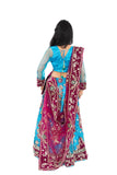 Centric Blue And Berry Lehenga- SNT11076