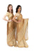 Royal Look Gold Bridesmaid Pre-Pleated Ready-Made Sari-SNT10066