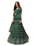 Captivating Forest Green Party Lehenga- SNT11022