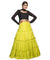 Unique Black and Yellow Lehenga- SNT11007