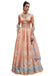 Ethereal Peach Embroidered Lehenga - SNT11015