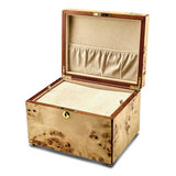 Lux by Jere Mapa Burlwood Veneer High Gloss Finish Locking Memorial Box