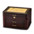 Burgundy Bubinga Wood Veneer w/2 Drawers Jewelry Box