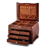 High Gloss Finish 3-drawer Premium Quality Luxury Jewelry Chest
