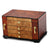 Bubinga w/Elm Burl Inlay 3 Drawer with Swing-out Sides Jewelry Box
