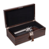 Ebony Veneer High Gloss Finish Multi Use Locking Collector Box