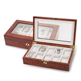 Rosewood w/Window Top 10-Watch Case