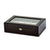 High Gloss Ebony Finish Locking 10-Watch Case w/Window