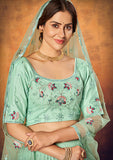 Gallant Turquoise Embroidered- SNT2040