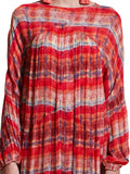 Ritu Kumar Red Geometric Print Dress