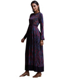 Ritu Kumar Purple Embroidered Kurta Dress