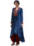 Ritu Kumar Navy Blue Mirror-Work Kurta