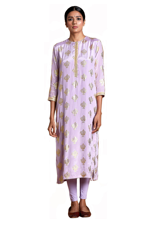 Masaba Lilac Fin Lake Kurta Kurti