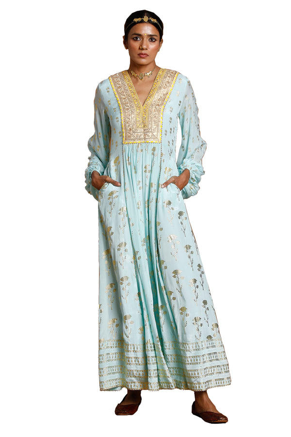 Masaba Sea Blue Periwinkle Kurti Dress