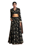 Masaba Grey Black Shooting Star Lehenga Set