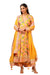 Masaba Indo-Western Sunshine Yellow Candy Swirl Culotte Set