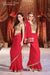 Matching Red Bridesmaid Saris