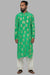 Masaba Gupta Green Comb Kurta With Ivory Pants MMW20110