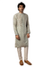 Masaba Indian Designer Traditional Grey Teardrop Men's Kurta