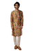 Masaba Indian Designer Traditional Oatmeal Autumn Bouquet Kurta