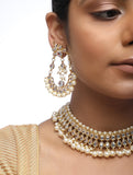 Kundan Set with Earrings and Necklace MRR70