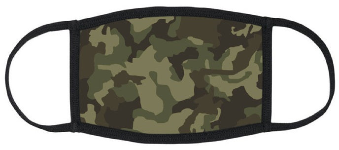 Camo Reusable Face Mask - Unisex Washable Triple Layer Breathable Cotton Fabric - Limited Supply