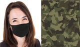 Camo Reusable Face Mask - Unisex Washable Triple Layer Breathable Cotton Fabric - Limited Supply