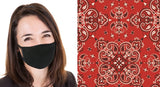 Rangoli Print Reusable Face Mask - Unisex Washable Triple Layer Breathable Cotton Fabric - Limited Supply