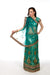 Mirror Magic - Green Lehenga Style Sari