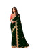 Tulsi Look Designer Green Festival Pre-Pleated Ready-Made Sari -OJL-9095-B