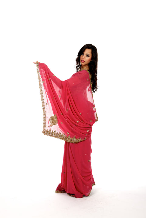 Pink Diva Sari