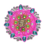 Hand-Crafted Puja Thali / Raksha Bandhan Thali Rakhi Thali with Rakhi - 5