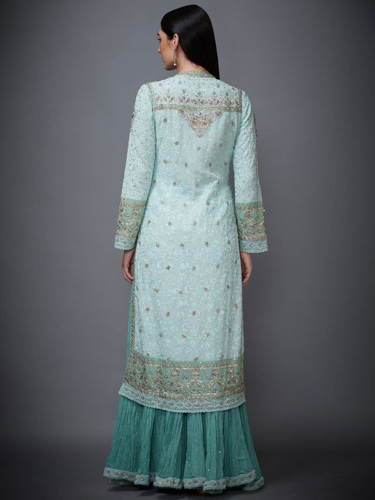 RI-Ritu-Kumar-Aqua-Embroidered-Suit-Set-Back