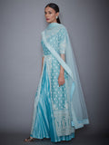 RI-Ritu-Kumar-Aquamarine-Embroidered-Kurta-With-Dupatta-And-Palazzo-Side-View1