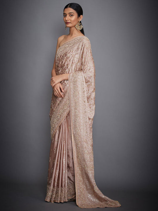 RI-Ritu-Kumar-Beige-Embroidered-Silk-Saree-With-Unstitched-Blouse-Side-View1